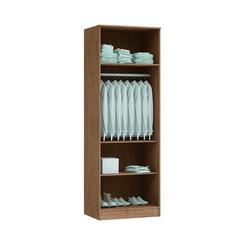 Guarda-Roupa Castro Requinte 20CL1 Sem Portas Macadâmia SE