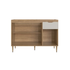 Balcão 83,5cm Delmarco Veneza 3 Portas 2700 Mel/Arenas SE