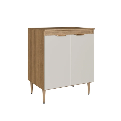 Balcão 83,5cm Delmarco Veneza 2 Portas 2702 Mel/Arenas SE