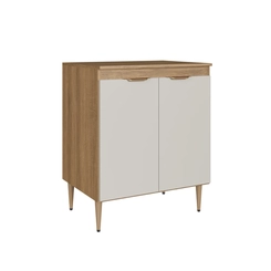 Balcão 83,5cm Delmarco Veneza 2 Portas 2702 Mel/Arenas SE