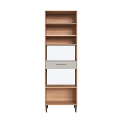 Paneleiro 70cm Delmarco Jade 9301 4 prateleiras Freijó/Arenas SE