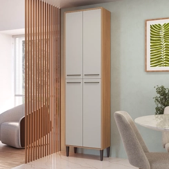 Paneleiro 63cm Delmarco Jade 9302 2 Portas Freijó/Arenas SE