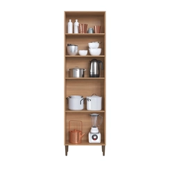 Paneleiro 63cm Delmarco Jade 9302 2 Portas Freijó/Arenas SE