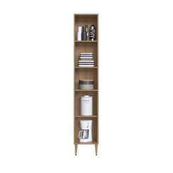Paneleiro 35cm Delmarco Veneza 2901 4 Prateleiras Mel/Arenas SE
