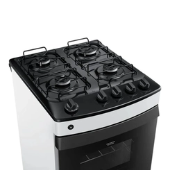 Fogão 4 Bocas Mesa Esmaltada Consul CFO4ZAB Branco Bivolt