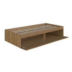 Cama Solteiro Baú Art in Móveis CT1080 Mel SE