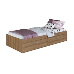 Cama Solteiro Baú Art in Móveis CT1080 Mel SE