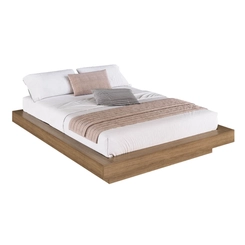 Cama Queen Size Art in Móveis CZ1160 Mel SE