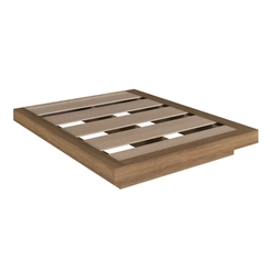 Cama Queen Size Art in Móveis CZ1160 Mel SE