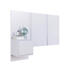 Cabeceira Solteiro Art in Móveis PL1090 Branco SE
