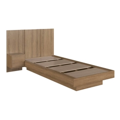 Cama Solteiro com Cabeceira Art in Móveis CJ074 Mel SE