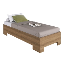 Cama Solteiro Art in Móveis CX1080 Mel SE