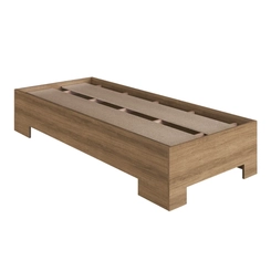 Cama Solteiro Art in Móveis CX1080 Mel SE
