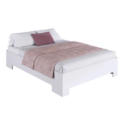 Cama Casal Art in Móveis CX1140 Branco SE