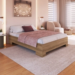 Cama Queen SIze Art in Móveis CX1160 Mel SE