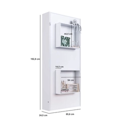 Cama Solteiro Articulada Vertical Art in Móveis CV1080 Branco SE
