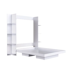 Cama Casal Articulada Vertical Art in Móveis CV1145 Branco SE