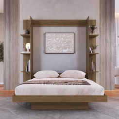 Cama Casal Articulada Vertical Art in Móveis CV1145 Mel SE