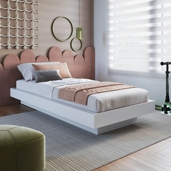 Cama Solteiro Art in Móveis CZ1090 Branco SE