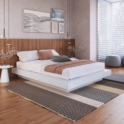 Cama Queen Size Art in Móveis CZ1160 Branco SE