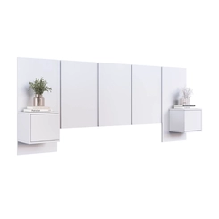 Cabeceira Casal Art in Móveis PL1160 Branco SE