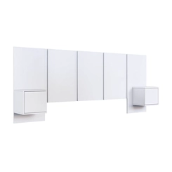 Cabeceira Casal Art in Móveis PL1160 Branco SE