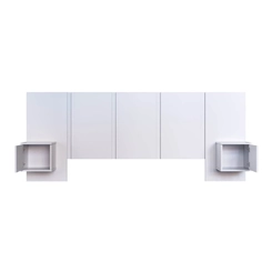 Cabeceira Casal Art in Móveis PL1160 Branco SE