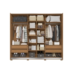 Guarda-Roupa 3 Portas Kappesberg CB03T582-CN Canela SE