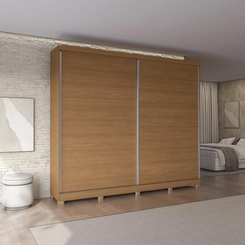 Guarda-Roupa 2 Portas Kappesberg CB03T583-CNOW Canela/Off White SE