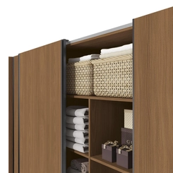 Guarda-Roupa 3 Portas Kappesberg T582-CN Canela SE