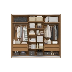 Guarda-Roupa 3 Portas Kappesberg T582-CN Canela SE