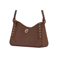 Bolsa Alça Transversal Moleca 5063.1 Chocolate