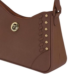 Bolsa Alça Transversal Moleca 5063.1 Chocolate