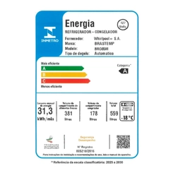 Geladeira 3 Portas Frost Free 559L Brastemp BRO85MEBNA Preto
