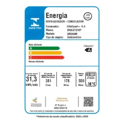 Geladeira 3 Portas Frost Free 559L Brastemp BRO85MEBNA Preto