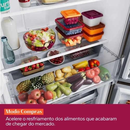 Geladeira 3 Portas Frost Free 559L Brastemp BRO85MEBNA Preto