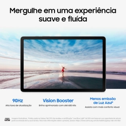 Tablet Samsung Galaxy Tab S10 Lite 5G Tela 10.9" 128GB 6GB RAM Cinza