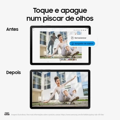 Tablet Samsung Galaxy Tab S10 Lite 5G Tela 10.9" 128GB 6GB RAM Cinza