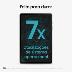 Tablet Samsung Galaxy Tab S10 Lite 5G Tela 10.9" 128GB 6GB RAM Cinza