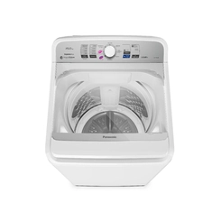 Máquina de Lavar 15kg Cesto Inox Panasonic NA-F150V1WA Branco