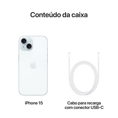 Iphone 15 Apple 128GB Tela 6.1