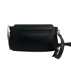 Bolsa DFD Feminina Pequena com Alça Ajustável Preta
