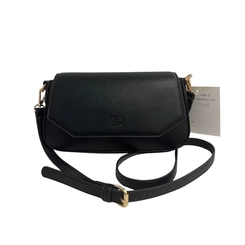 Bolsa DFD Feminina Pequena com Alça Ajustável Preta