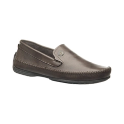 Mocassim Pegada Masculino Versátil Marrom