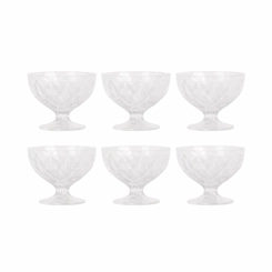 Conjunto para Sobremesa 6 Peças Fratelli Diamond Vidro