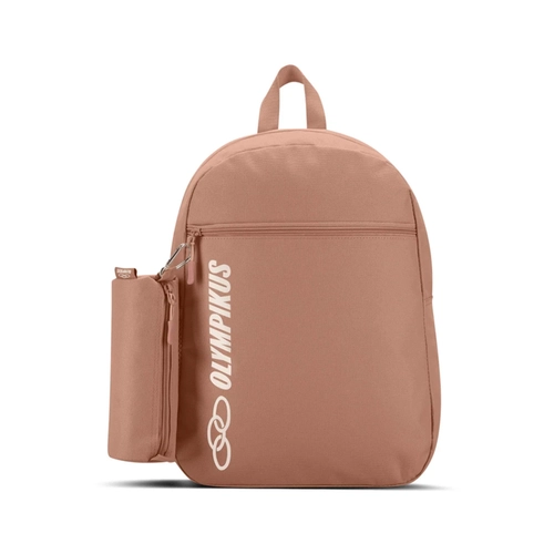 Mochila Olympikus com Estojo Rosa Blush