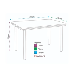 Conjunto de Mesa e Cadeiras TRE Paroni MP4020 TP806 Preto/Marrom SE