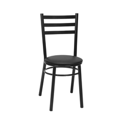Par de Cadeiras Fixas Tre Paroni Ref94 Preto SE