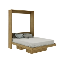 Cama Casal Articulada Tecno Mobili CM8016.0002 Amêndoa