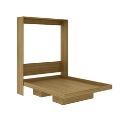 Cama Casal Articulada Tecno Mobili CM8016.0002 Amêndoa